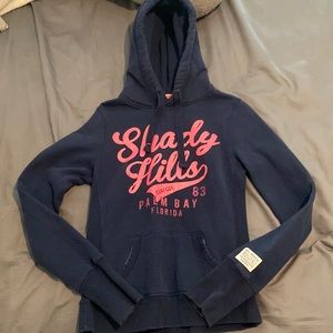Miss America Shady Hills Medium Hoodie Navy and Pink